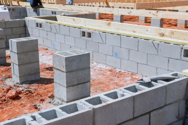 Cement Block Installation in Schenectady