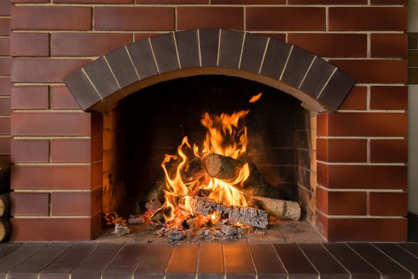 Brick Hearth Installation in Schenectady