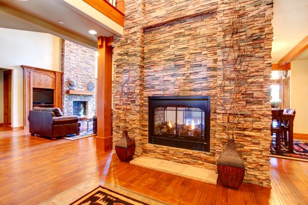 Stone Hearth Installation in Schenectady